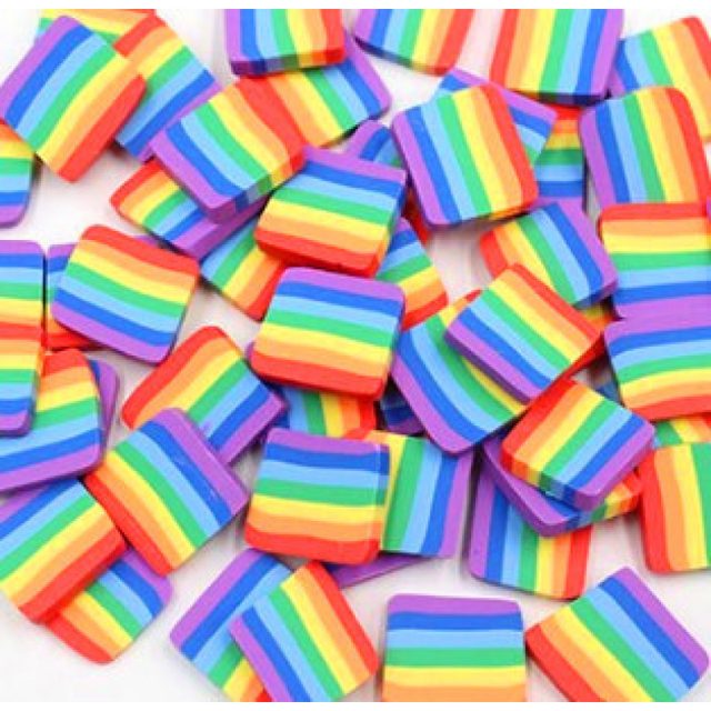 Rainbow Square Slime Sprinkles