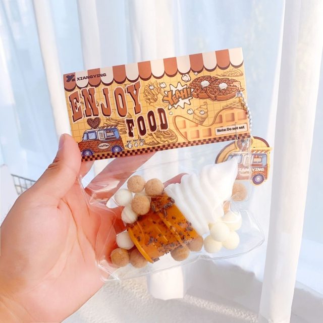 Soft-Serve & Egg-Puff Squishy Treat