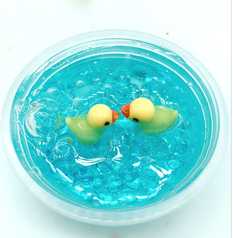 Bubbly Blue Duck Pond Slime โ photo 3