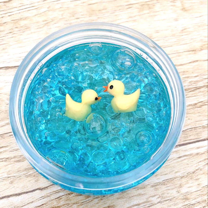 Bubbly Blue Duck Pond Slime โ photo 5