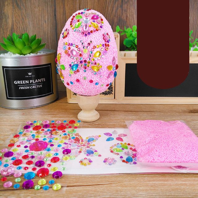 Bedazzle-Your-Own Gem Foam Egg Kit