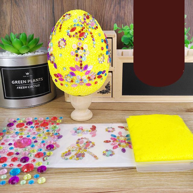 Bedazzle-Your-Own Gem Foam Egg Kit — photo 2