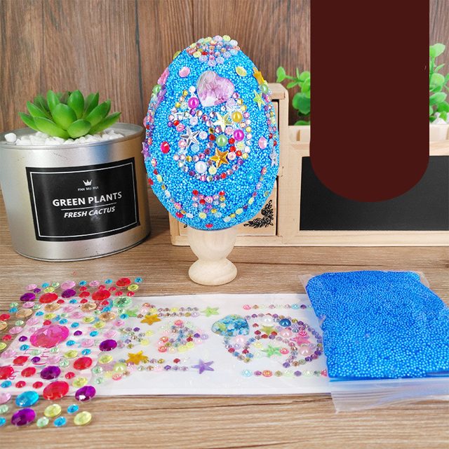 Bedazzle-Your-Own Gem Foam Egg Kit — photo 3