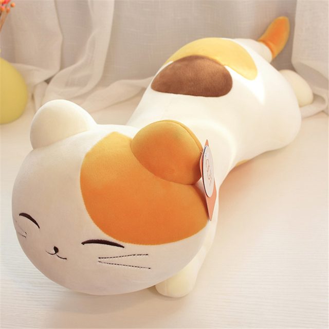 Sleepy Calico Cat Body Pillow