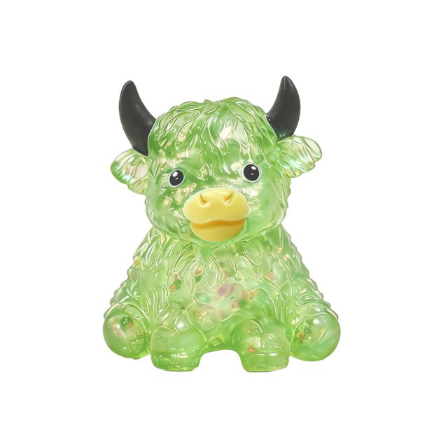 Glitter Highland Cow Squishy — photo 2