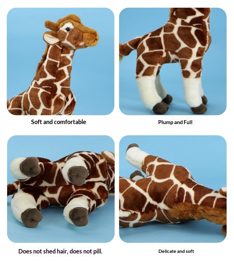 Lifelike Tall Giraffe Plush — photo 2