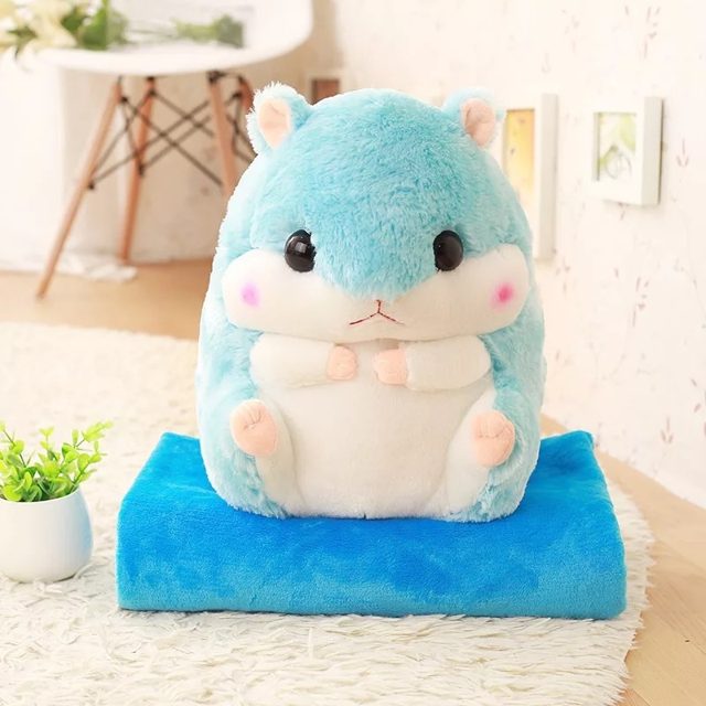 Cuddly Hamster Plush With Blanket — photo 2