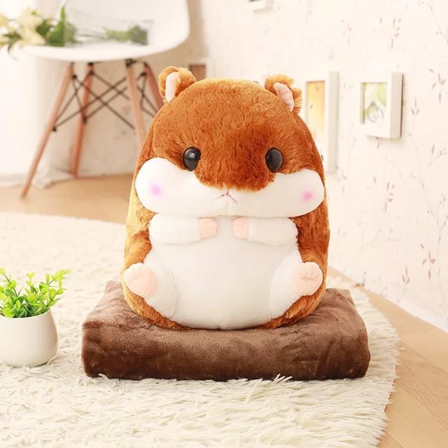 Cuddly Hamster Plush With Blanket — photo 5