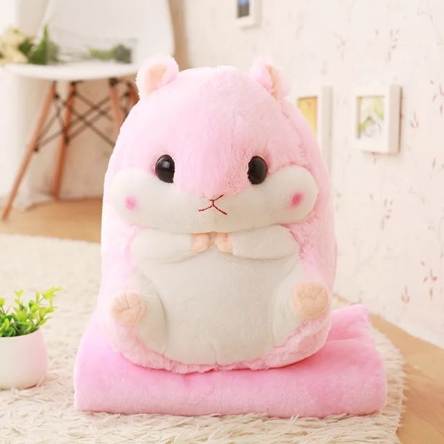 Cuddly Hamster Plush With Blanket — photo 6