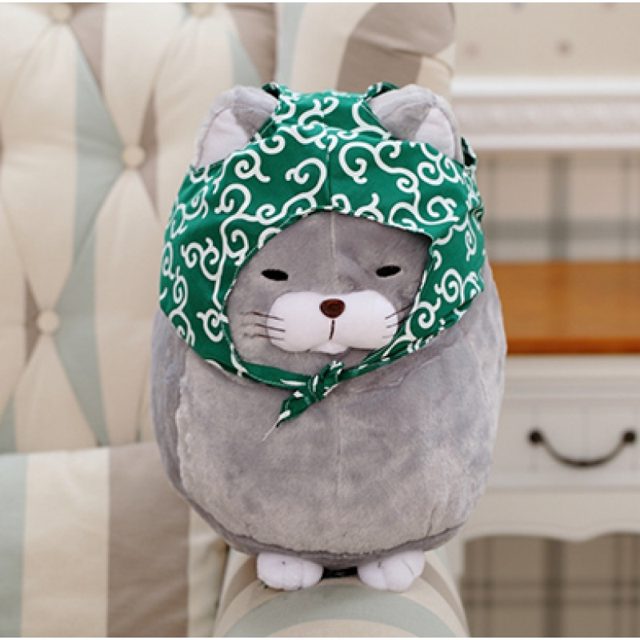 Bandana Kitty Round Cat Plush — photo 2