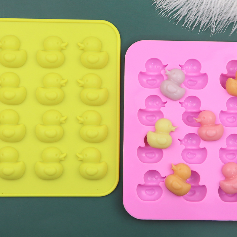 Cute Little Duck Silicone Mold Toy