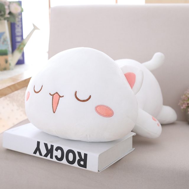 Sleepy Lying Kitty Pillow Plush — photo 6
