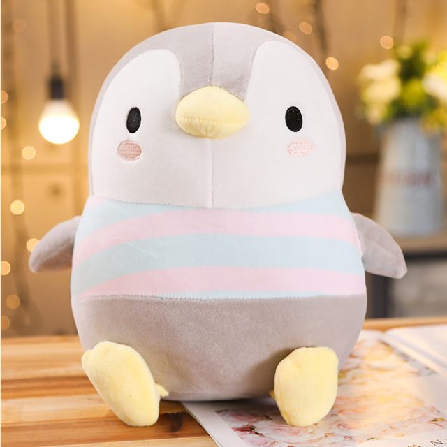 Chubby Striped-Sweater Penguin Plush — photo 2