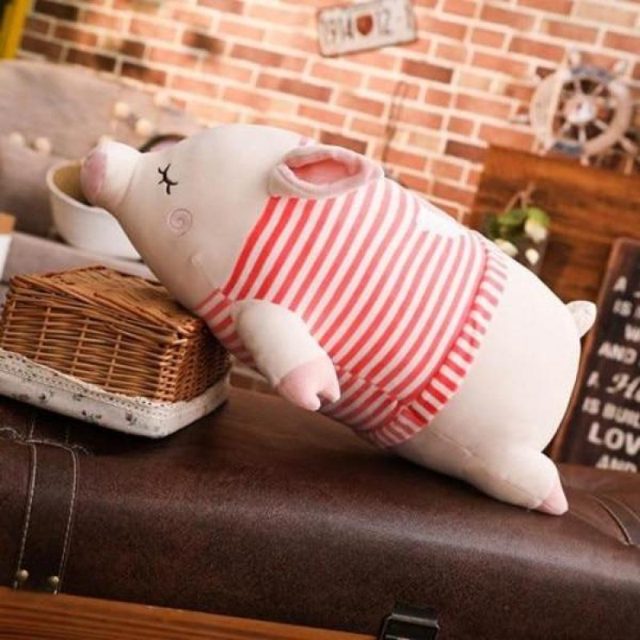 Chubby Pig in a Striped Tee โ photo 6