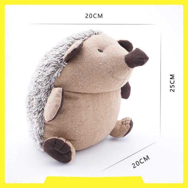 Cozy Tan Hedgehog Plush