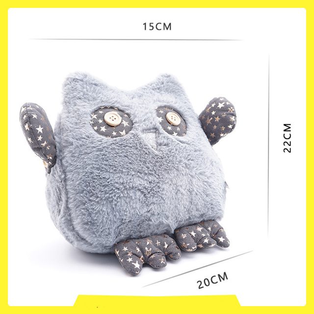 Starry Grey Owl Plush