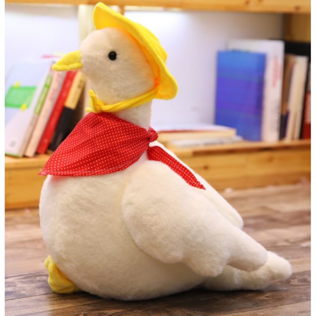 Sunhat Duck Plush with Red Scarf, 20cm โ photo 2