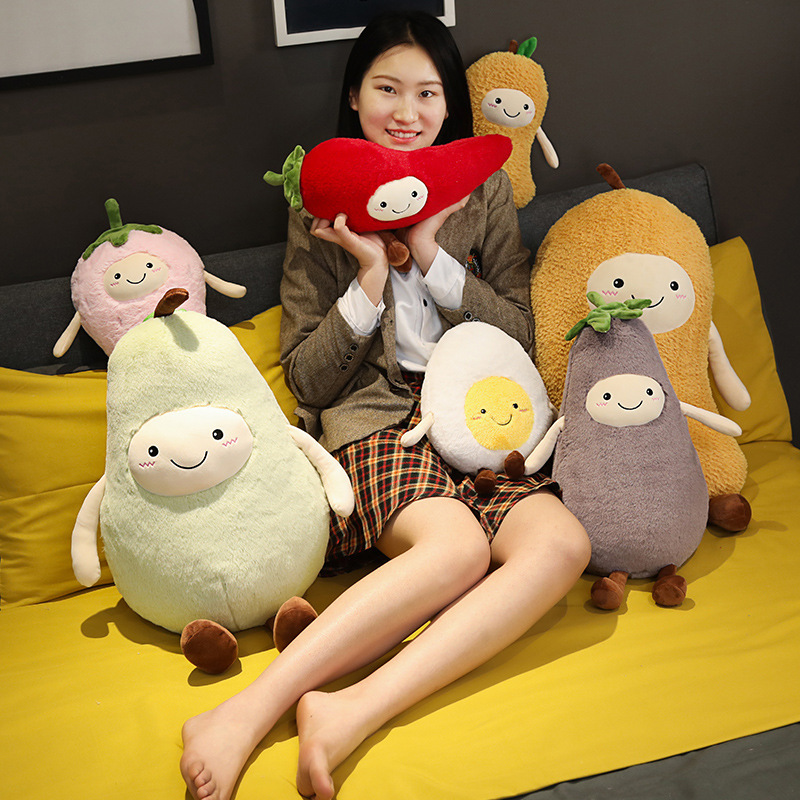 Smiley Fruit & Veggie Plush Pals โ photo 2