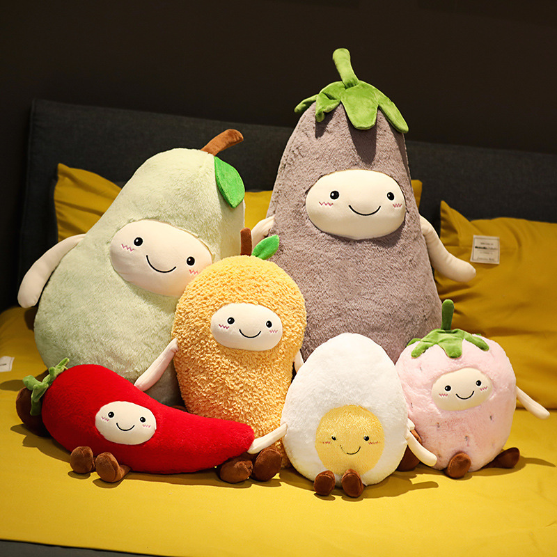 Smiley Fruit & Veggie Plush Pals โ photo 4