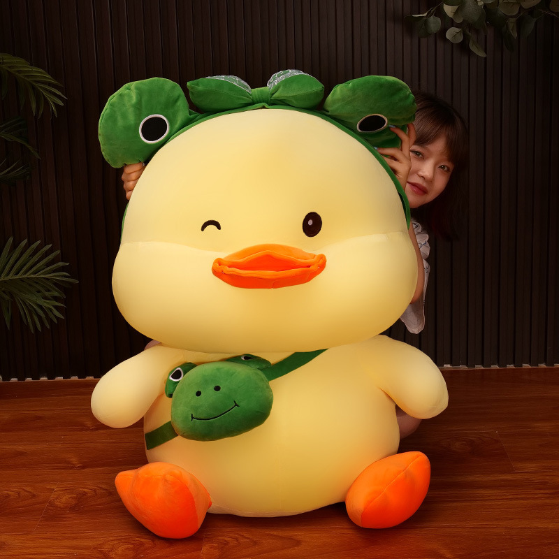 Cute Rabbit Ear Duck Plush — photo 4