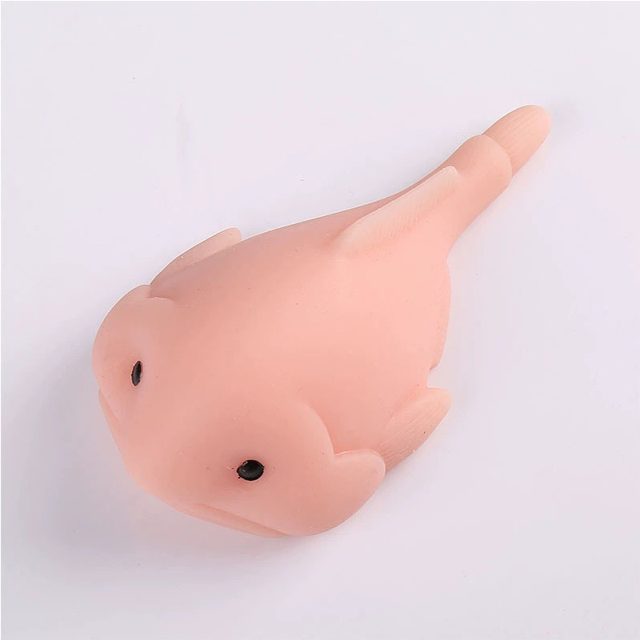 Squishy Peachy Mochi Fish
