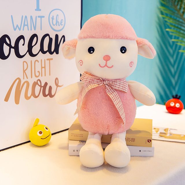 Fluffy White Lamb Plush โ photo 3