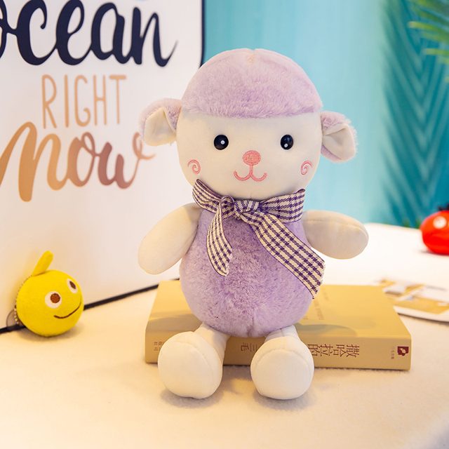 Fluffy White Lamb Plush โ photo 4