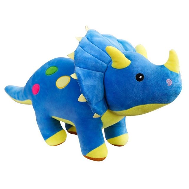 Trip the Polka-Dot Triceratops Plush โ photo 2