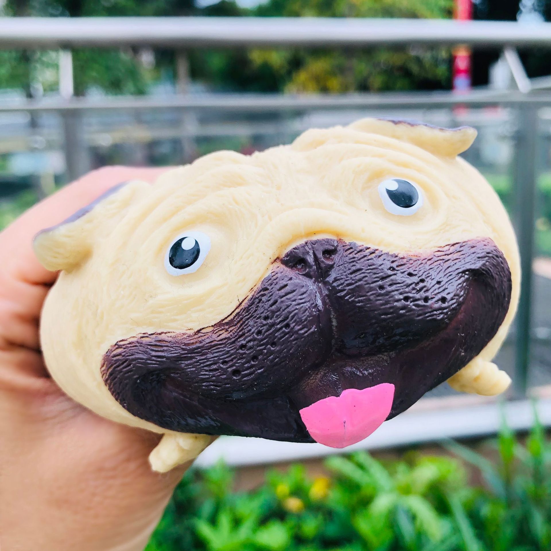 Cute Tofu Cat Hedgehog Squeeze Toy โ photo 2
