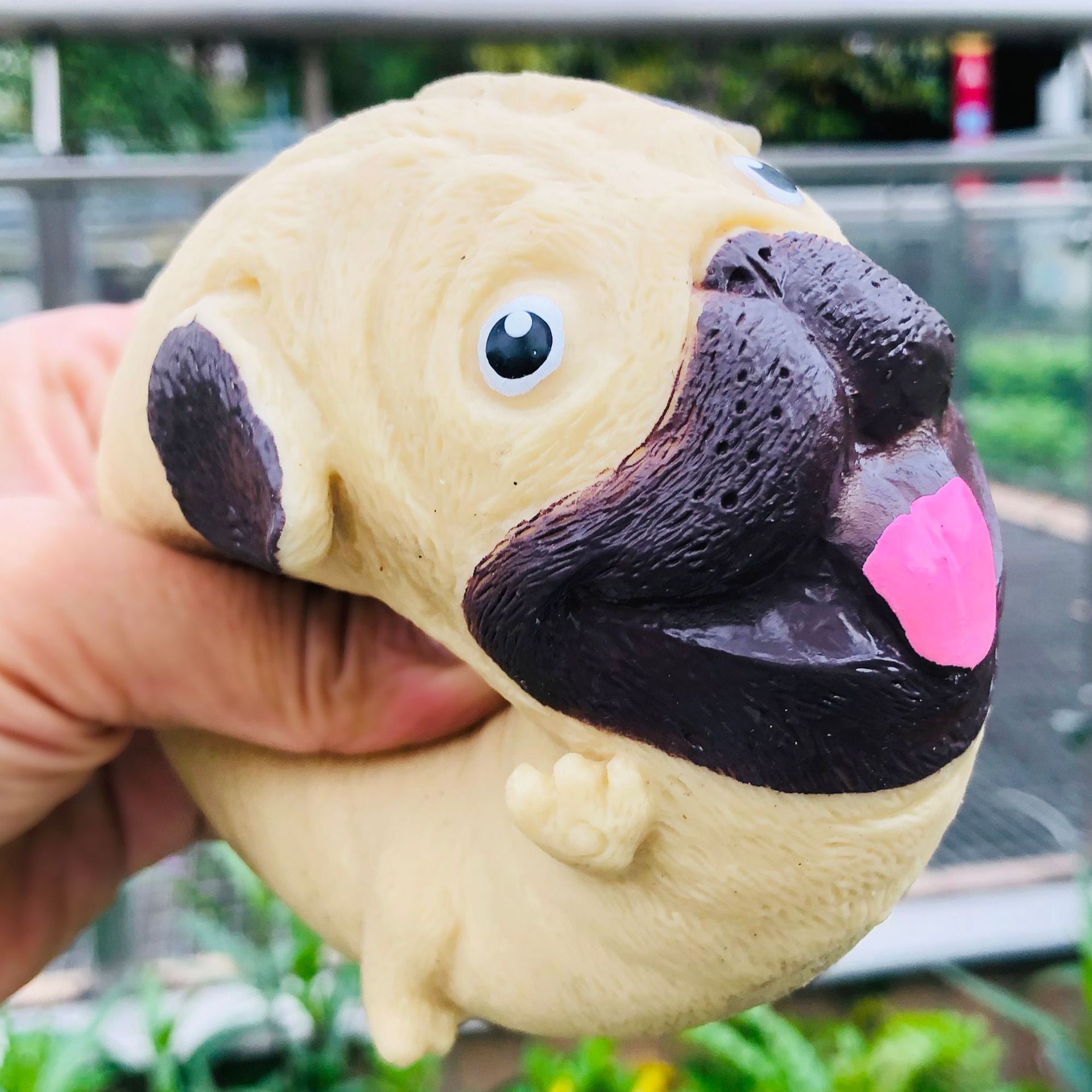 Cute Tofu Cat Hedgehog Squeeze Toy โ photo 4