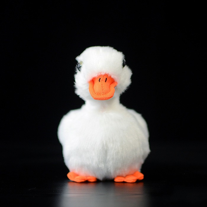 Cute White Duck Shape Plush