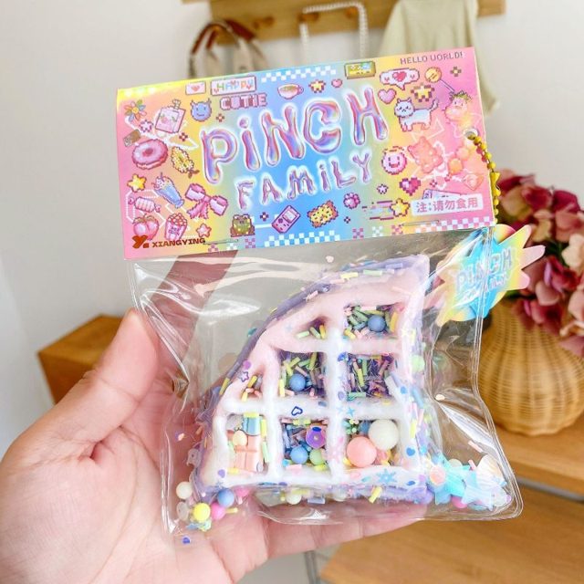 Squishy Waffle Wedge Sensory Pouch