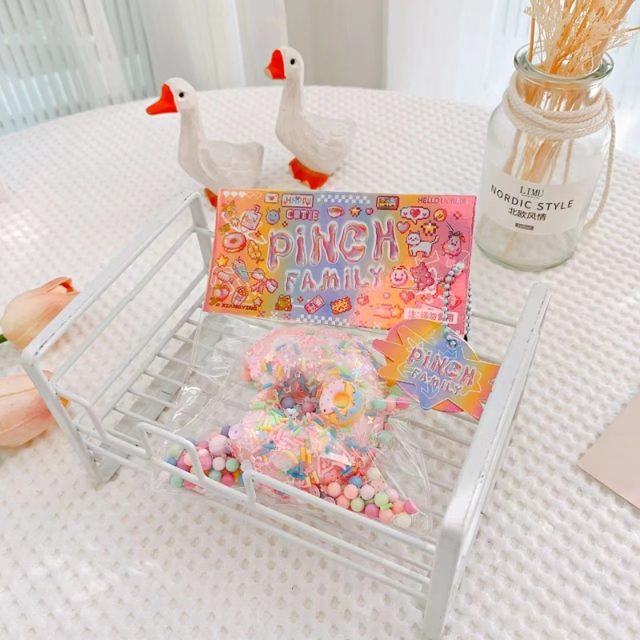 Sparkle Confetti Donut Squishy