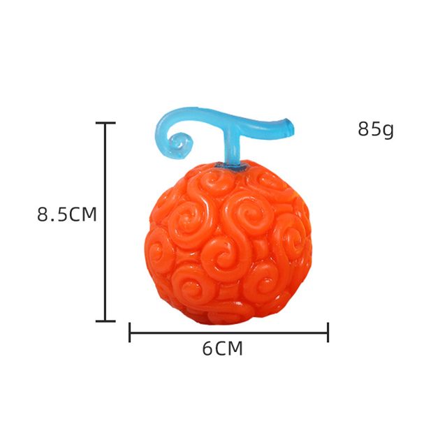 Orange Devil Fruit Squishy