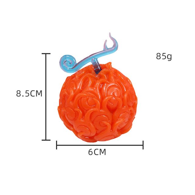 Orange Devil Fruit Squishy Ball
