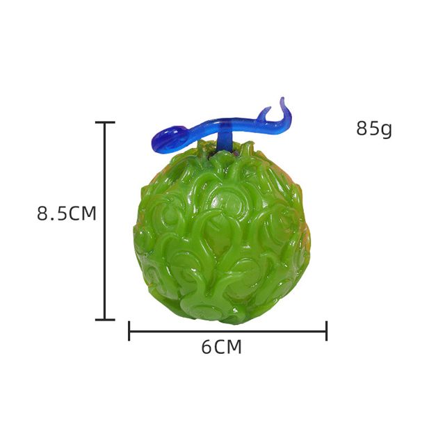 Green Knobby Devil Fruit Squishy