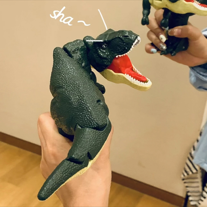 Dinosaur Battery-free Telescopic Spring Swing Squeeze Toy — photo 2