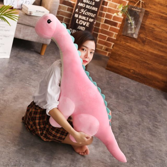 Pink Long-Neck Dino Plush — photo 2