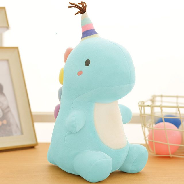 Party Hat Rainbow-Spike Dino Plush โ photo 4