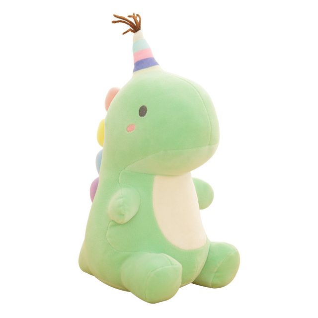 Party Hat Rainbow-Spike Dino Plush โ photo 3