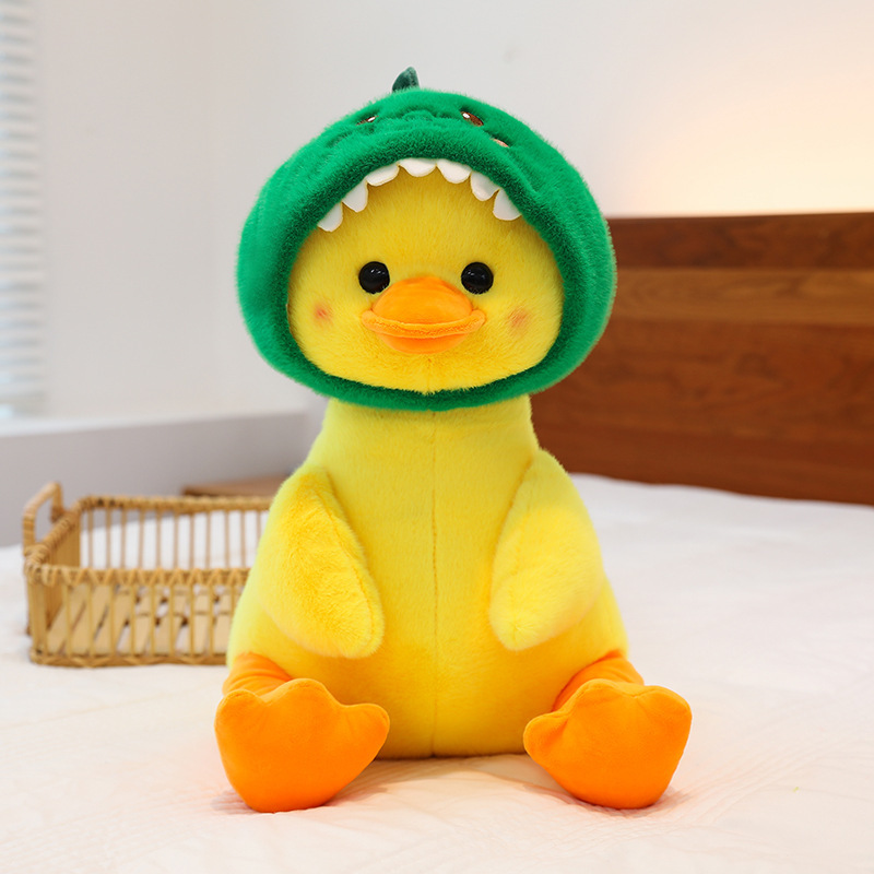 Dinosaur Transformation Duck Cute Hat Plush โ photo 4