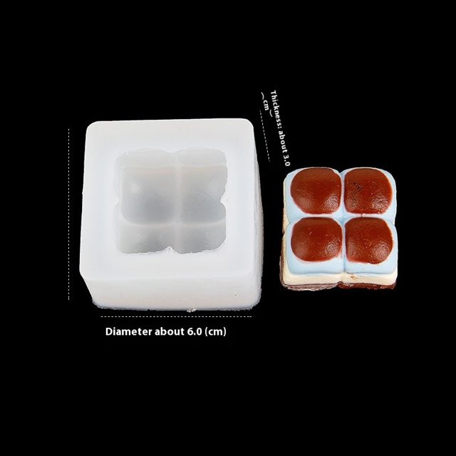 Four-Square Toast Loaf Silicone Mold