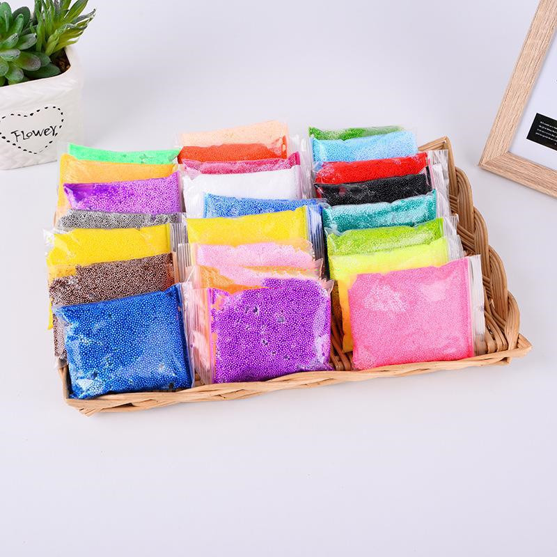 Rainbow Foam Bead Slime Topping Pack — photo 2