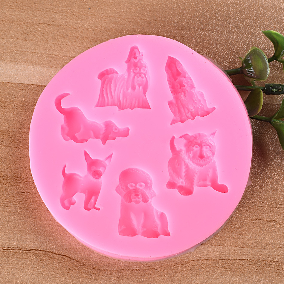 Dog Lion Tiger Bear Silicone Toy