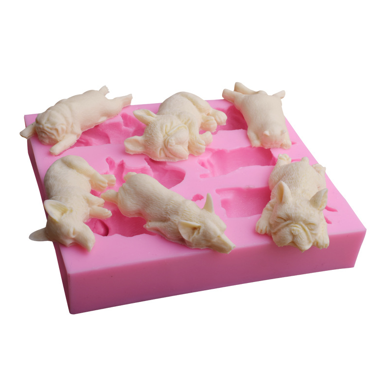 Dog Lion Tiger Bear Silicone Toy — photo 3