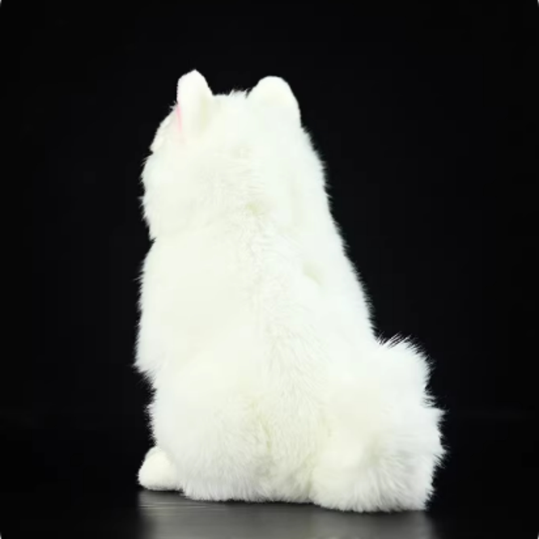 Fluffy Samoyed Pup Plush — photo 3