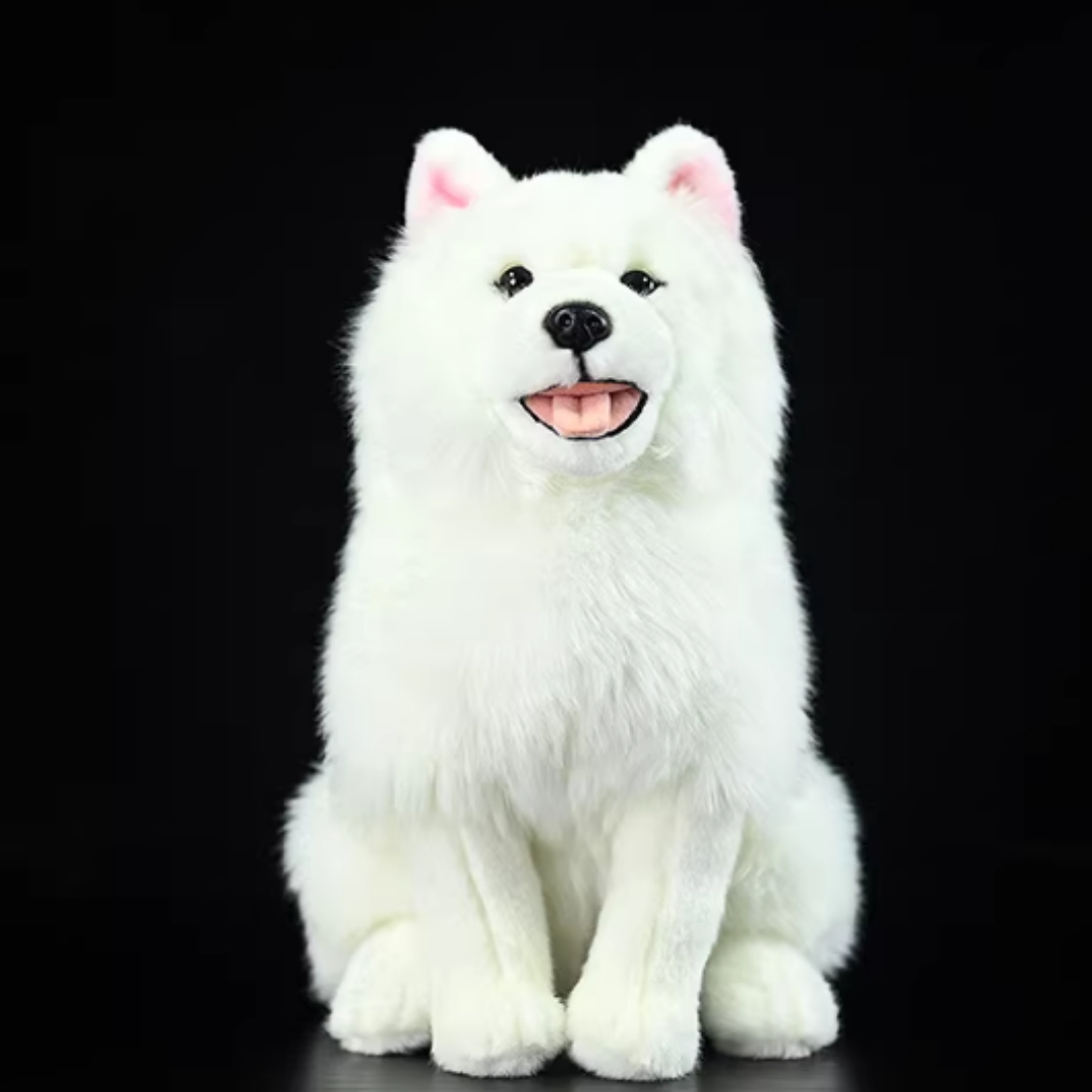 Fluffy Samoyed Pup Plush — photo 5