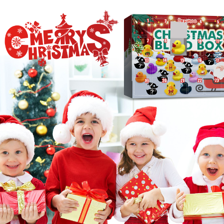 Dowmoo Christmas Rubber Duck Advent Squeeze Toy โ photo 4