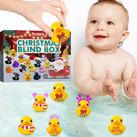 Dowmoo Christmas Rubber Duck Advent Squeeze Toy โ photo 5