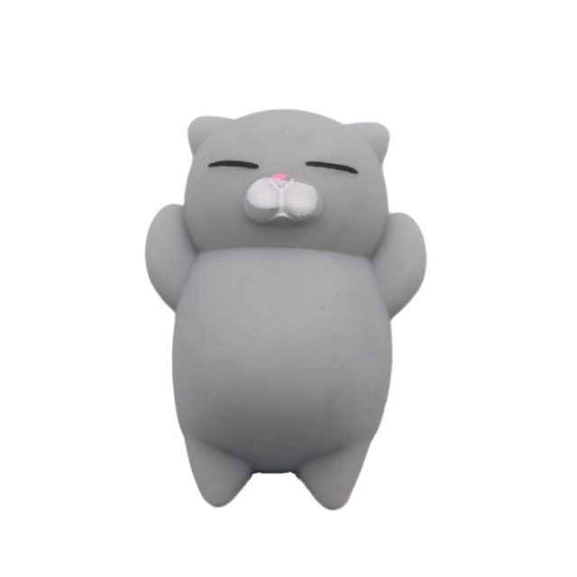 Grey Wave Kitty Mochi